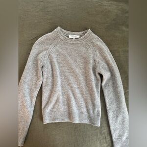 Gray FRAME Women's Cashmere Sweater (sample) size S